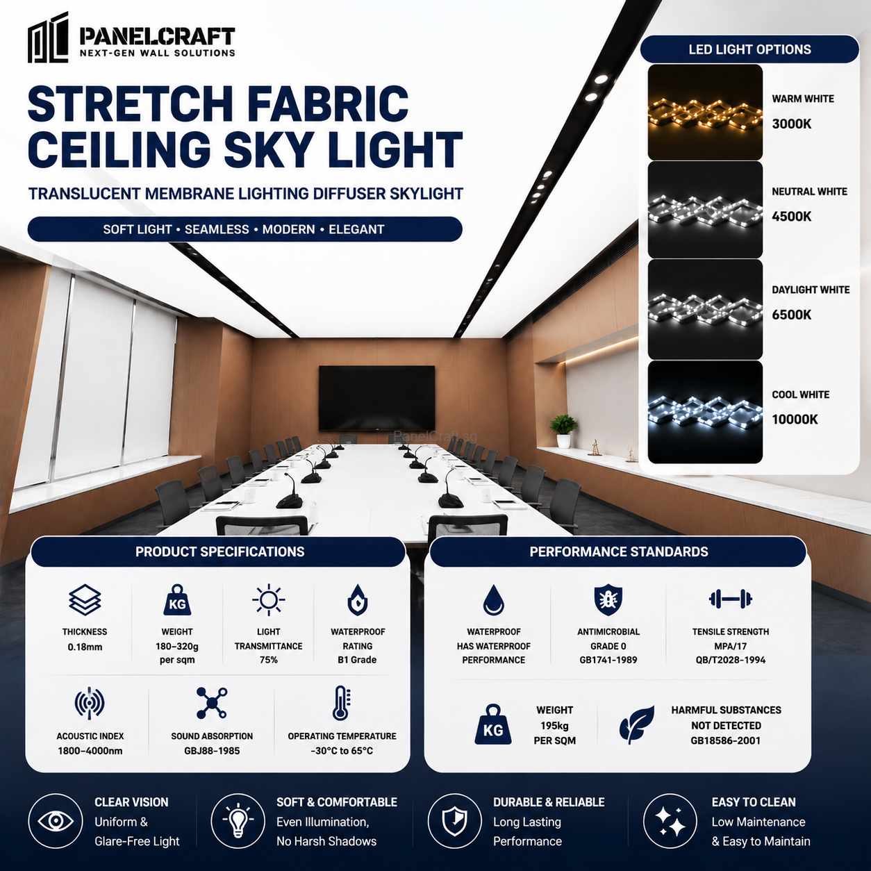 LUMITENSA Stretch Ceiling Lighting