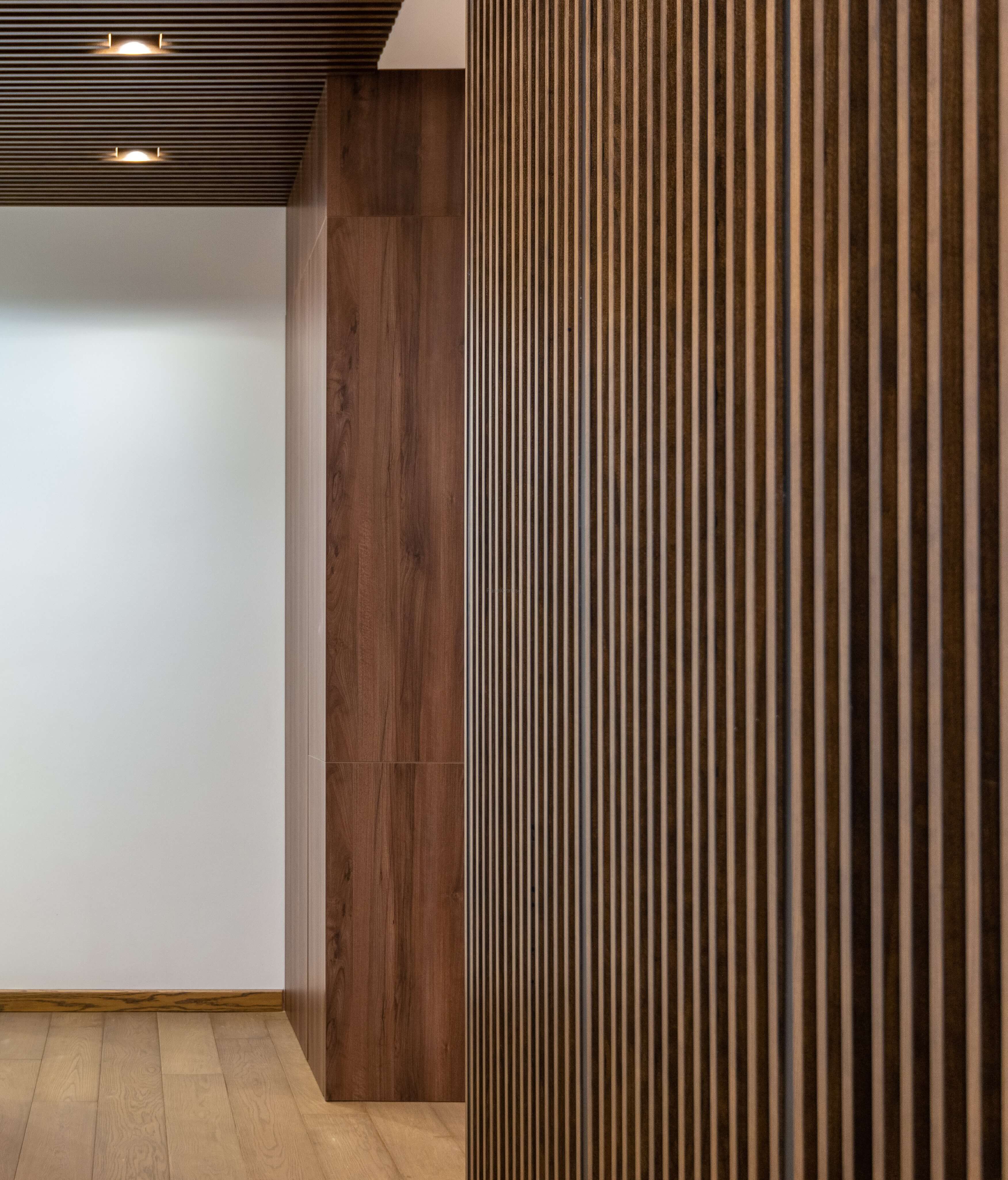 Modern Fluted Panel Interior